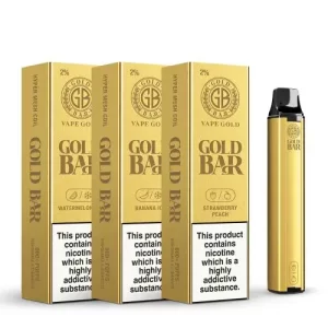 Vape Gold’s Gold Bar Disposable Vape Kit 10 x Multipack